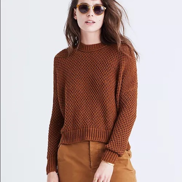 Madewell French Quarter Pullover Sweater in Brown (XS) - Picture 4 of 9